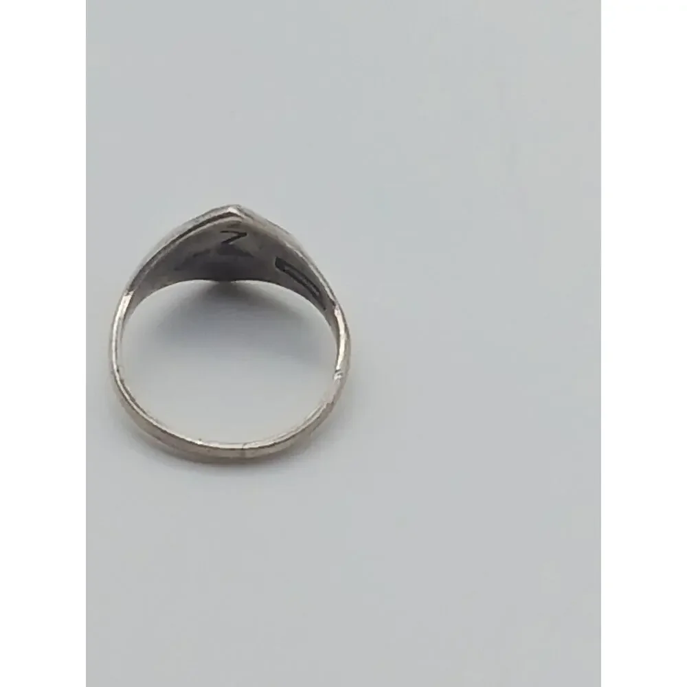 Vintage Sterling Silver Cub Scouts Ring BSA Signet Style Youth Jewelry Size 7